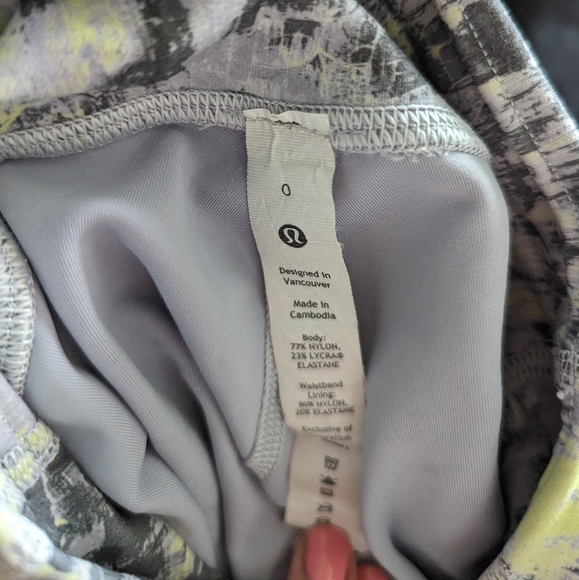 Lululemon, Wunder Train HR, Cinder Grain Smoked Spruce Multi, Size 0 - Picture 5 of 6